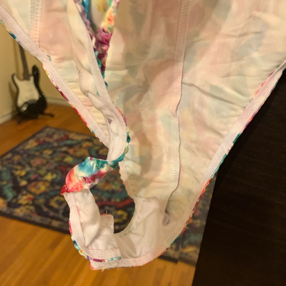 For Love and Lemons Floral Watercolor Bodysuit NWT - Picture 13 of 14